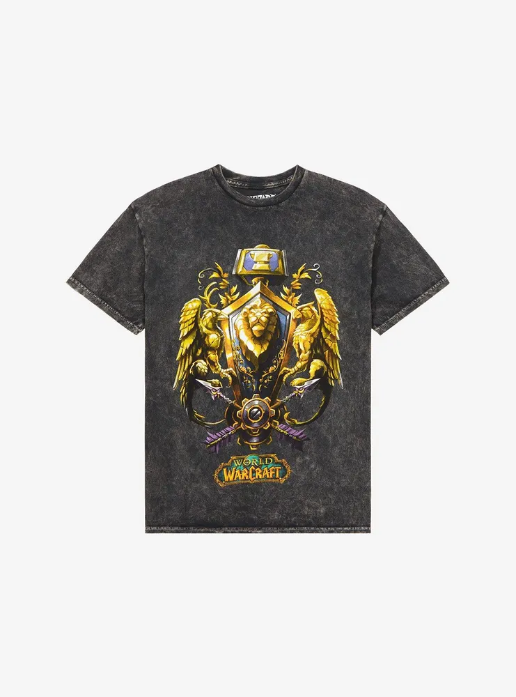 World Of Warcraft Alliance Crest Wash T-Shirt