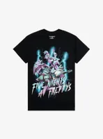 Five Nights At Freddy's: Security Breach Glow-In-The-Dark Lightning T-Shirt