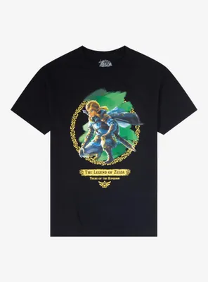 The Legend Of Zelda: Tears Kingdom Link Crouching T-Shirt