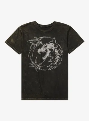 The Witcher Logo Wash T-Shirt