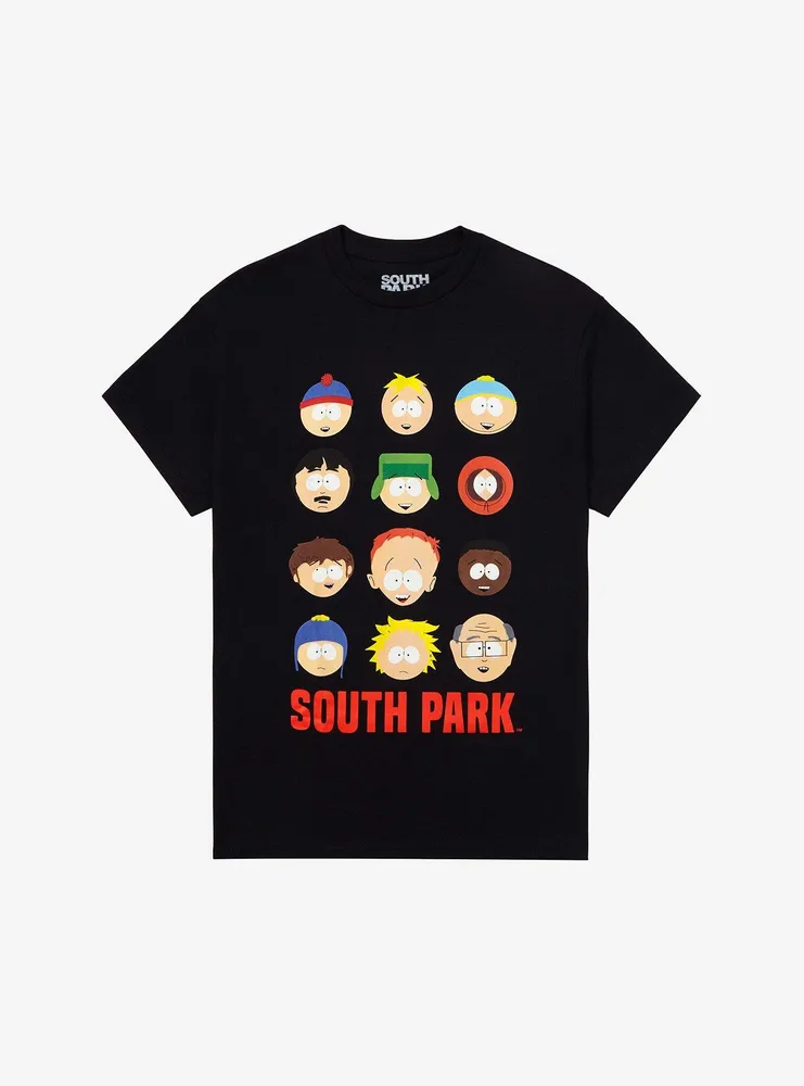 South Park Faces Grid T-Shirt