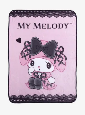 My Melody Lolita Throw Blanket