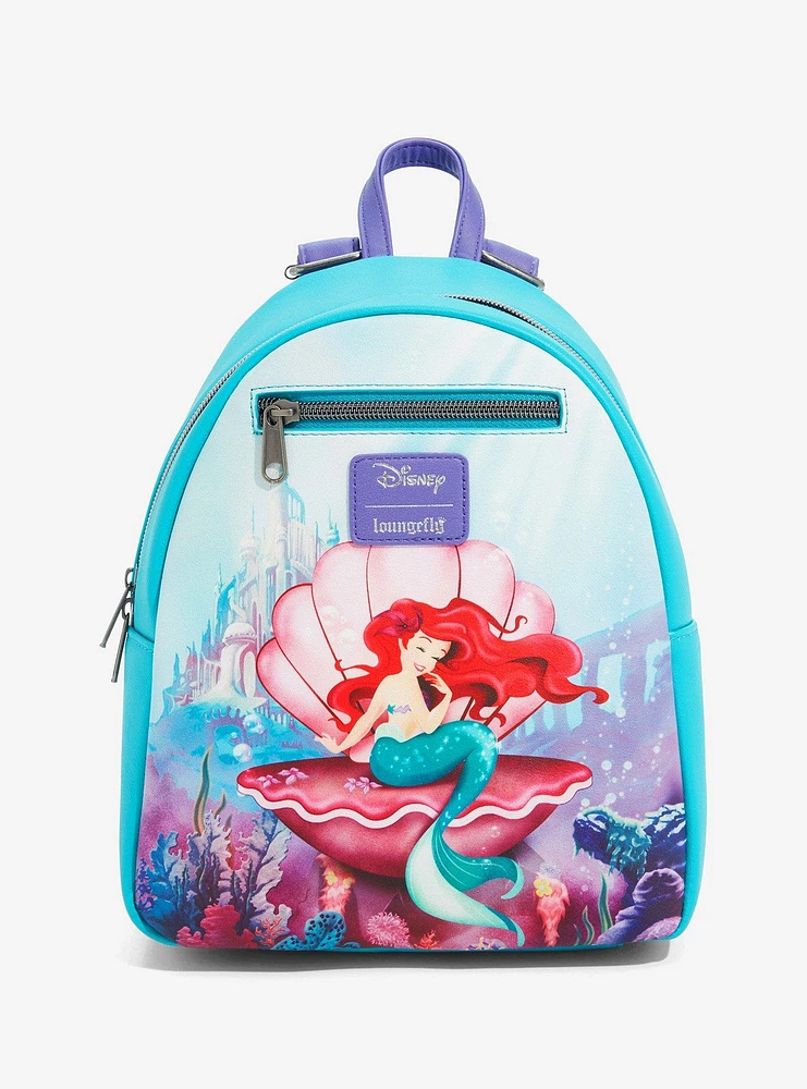 Loungefly Disney Ariel In Shell Mini Backpack