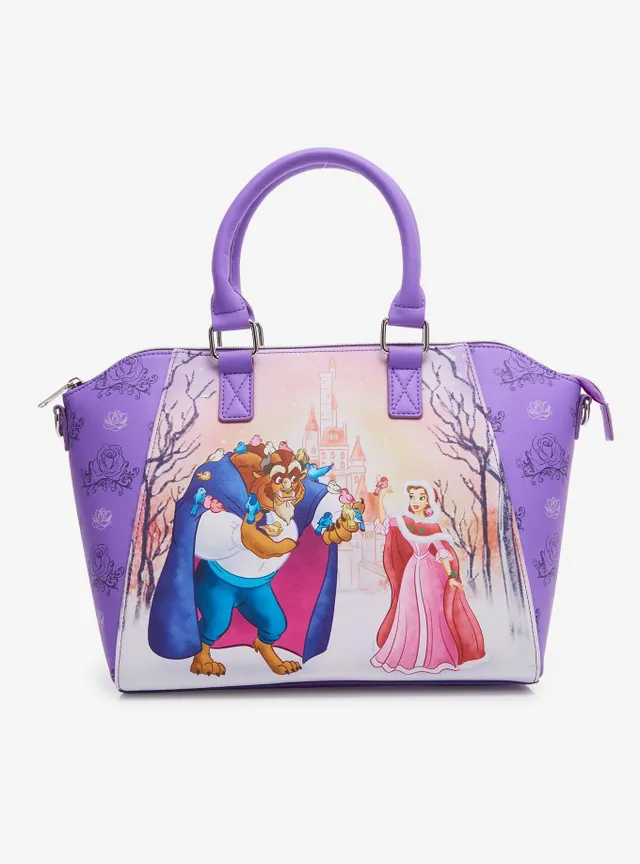 Loungefly Disney Sleeping Beauty Maleficent Dragon & Chibi Satchel Bag