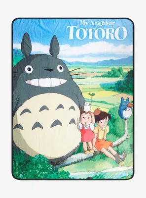 Studio Ghibli My Neighbor Totoro Landscape Throw Blanket