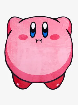 Kirby Puffed Up Throw Blanket