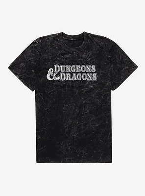 Dungeons & Dragons Classic Logo Mineral Wash T-Shirt