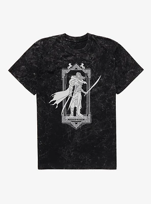 Dungeons & Dragons Drizzt Heroes Stand Mineral Wash T-Shirt