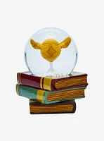 Harry Potter Book Stack Golden Snitch Mini Snow Globe