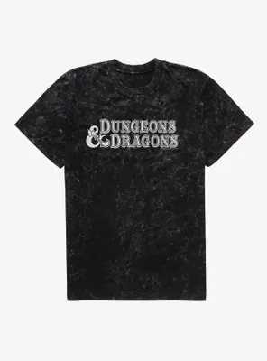 Dungeons & Dragons Classic Logo Mineral Wash T-Shirt