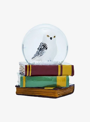 Harry Potter Book Stack Hedwig Mini Snow Globe