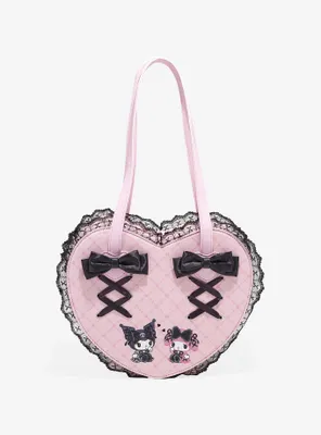 Her Universe My Melody X Kuromi Lolita Figural Heart Bag