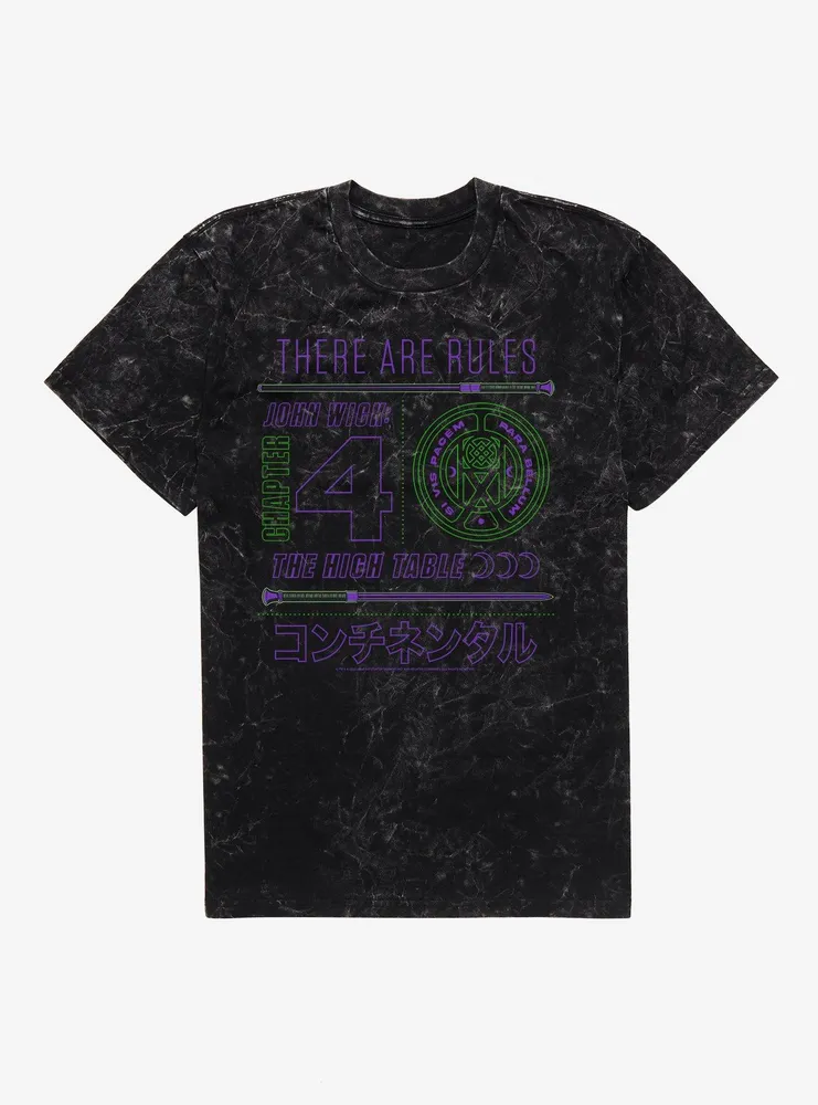 John Wick: Chapter 4 The High Table Mineral Wash T-Shirt