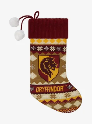 Harry Potter Gryffindor Pom Stocking