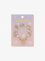 Sakura Angel Pearl Charm Bracelet