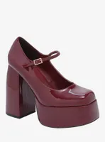 Koi Bitter Mauve Platform Heels