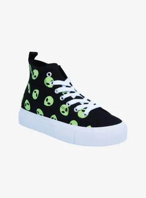 Alien Hi-Top Platform Sneakers