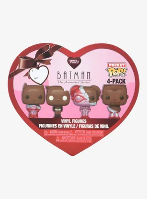 Funko Pocket Pop! DC Comics Batman the Animated Series (Valentine) Chocolate Vinyl Figure Set
