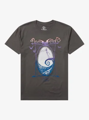 The Nightmare Before Christmas Jack Spiral Hill Ombre T-Shirt