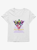 Mighty Morphin Power Rangers Go Retro Girls T-Shirt Plus