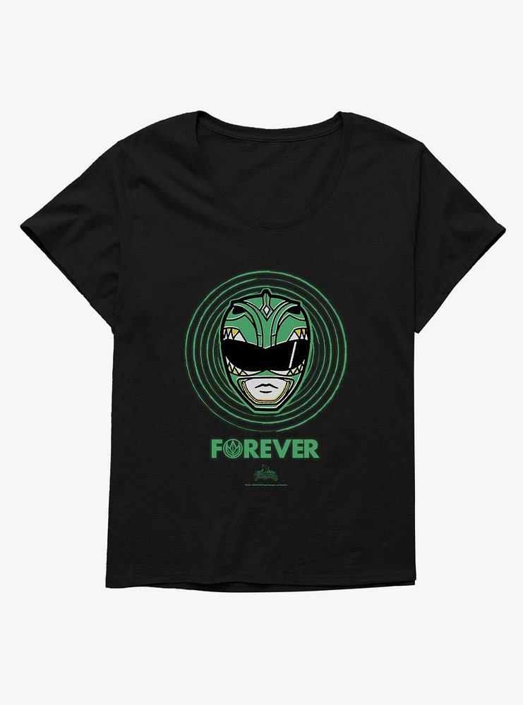 Mighty Morphin Power Rangers Green Ranger Forever Girls T-Shirt Plus