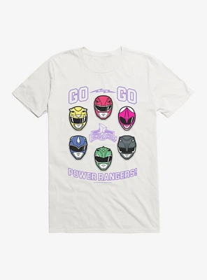 Mighty Morphin Power Rangers Go Helmets T-Shirt