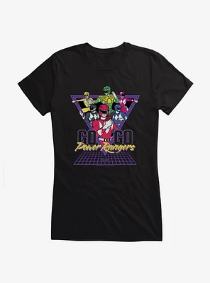 Mighty Morphin Power Rangers Go Retro Girls T-Shirt