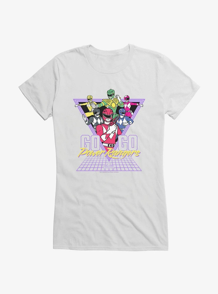 Mighty Morphin Power Rangers Go Retro Girls T-Shirt