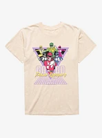 Mighty Morphin Power Rangers Go Retro Mineral Wash T-Shirt