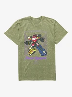 Mighty Morphin Power Rangers It's Time Alpha 5 Mineral Wash T-Shirt