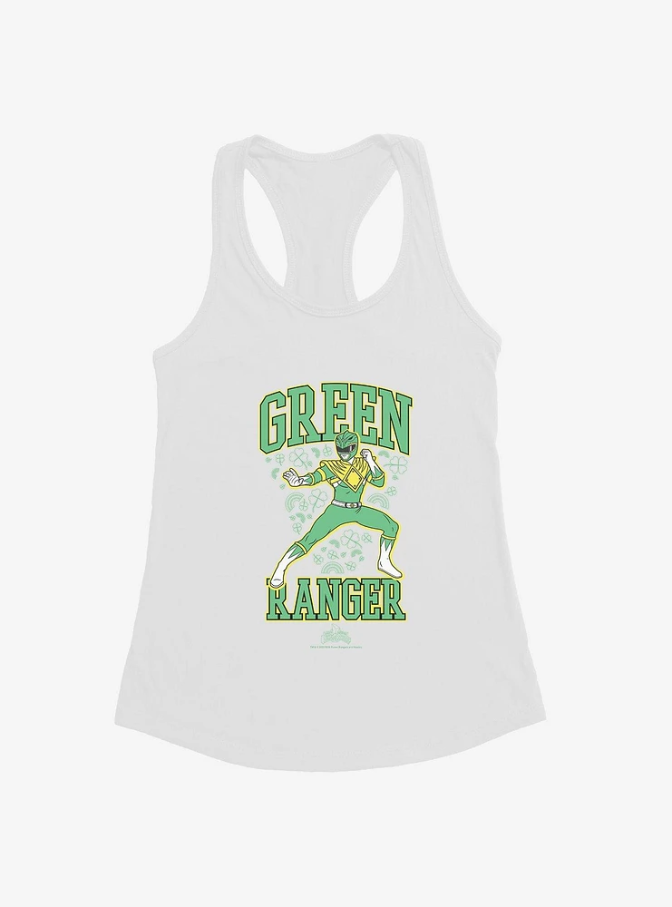 Mighty Morphin Power Rangers Green Ranger Clover Girls Tank