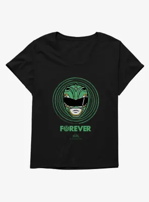 Mighty Morphin Power Rangers Green Ranger Forever Womens T-Shirt Plus