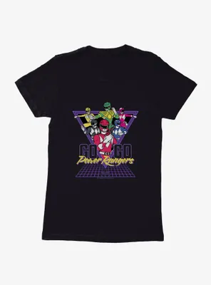 Mighty Morphin Power Rangers Go Retro Womens T-Shirt