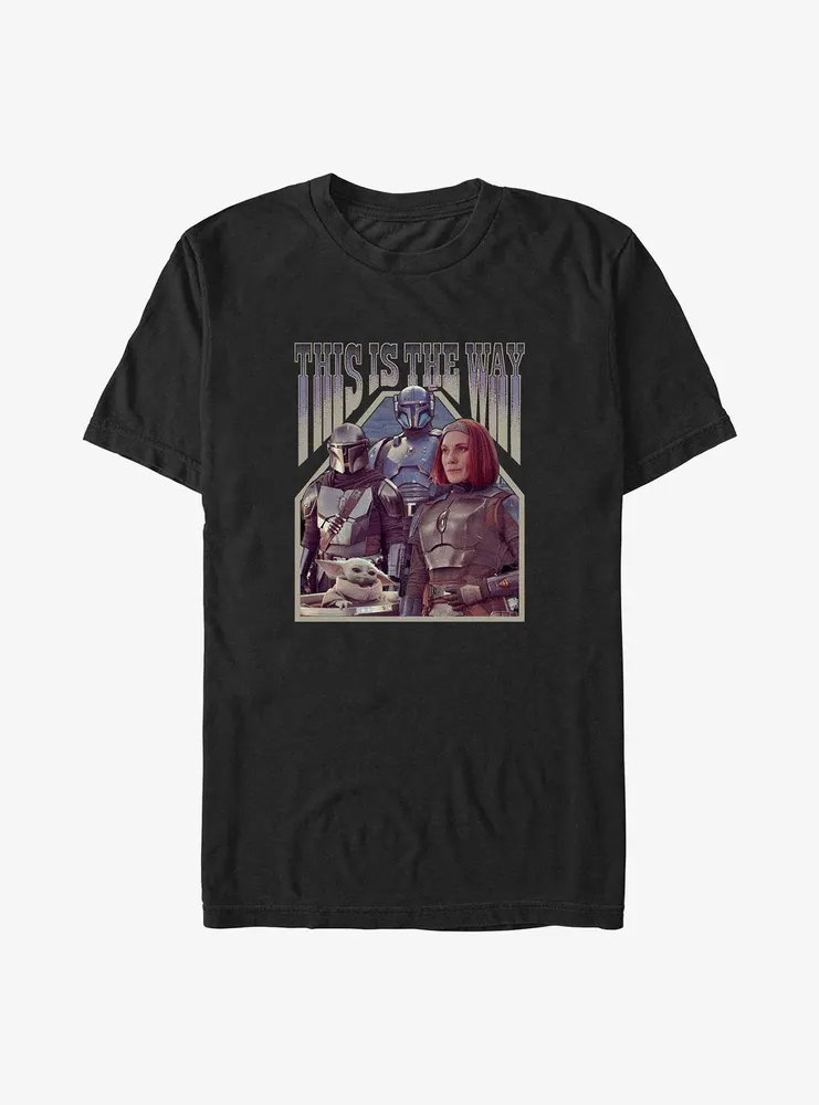 Star Wars The Mandalorian This Is Way Paz, Din Djarin, Bo-Katan Big & Tall T-Shirt