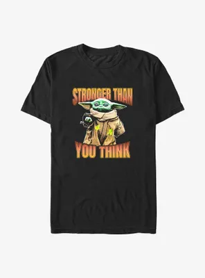 Star Wars The Mandalorian Grogu Stronger Than You Think Big & Tall T-Shirt