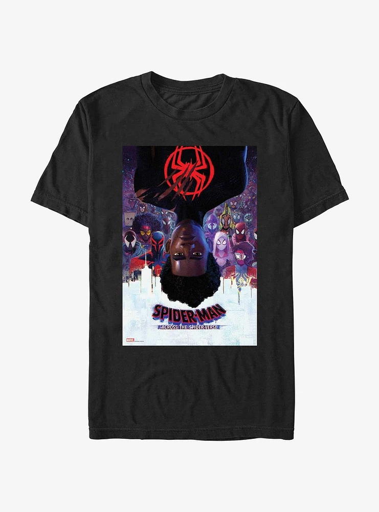 Marvel Spider-Man: Across the Spider-Verse Miles Morales Poster T-Shirt