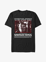 Stranger Things Unfortunate Journey Eleven and Vecna T-Shirt