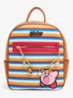 Nintendo Kirby Striped Charm Mini Backpack