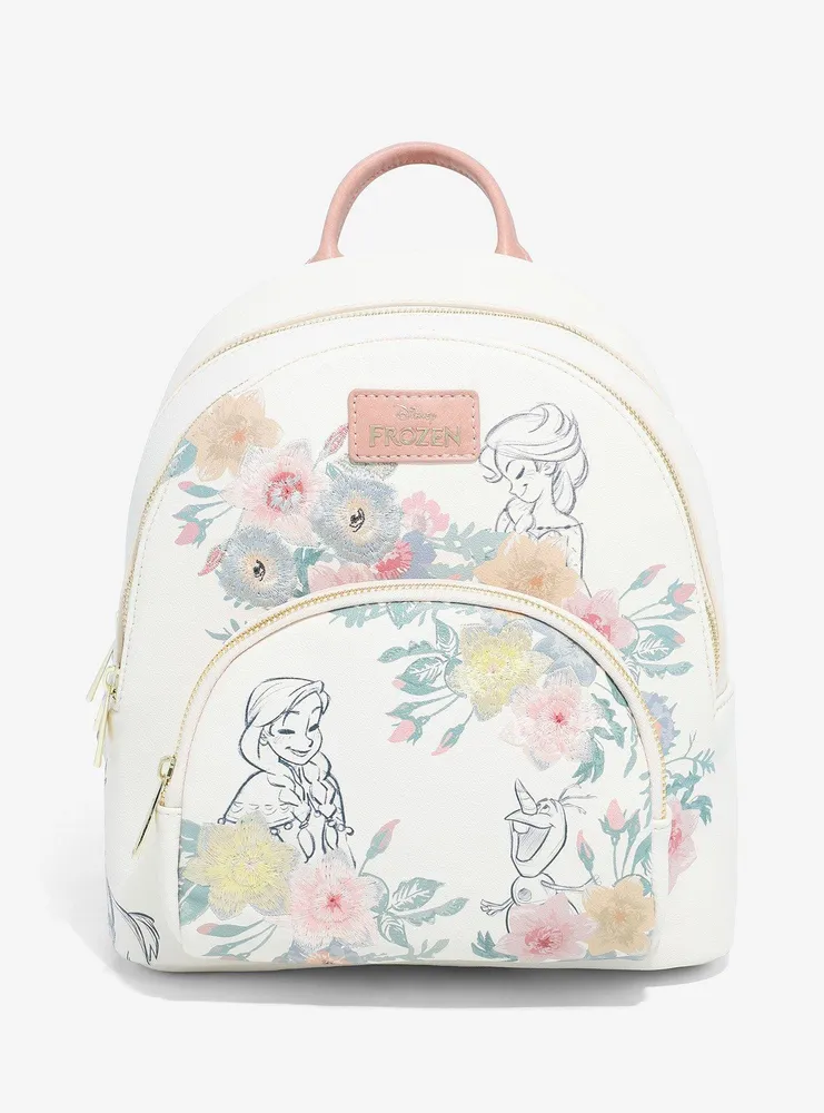 Disney Frozen Floral Sketch Portraits Mini Backpack - BoxLunch Exclusive