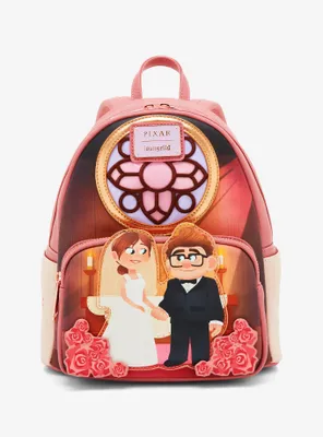 Loungefly Disney Pixar Up Carl & Ellie Wedding Scene Mini Backpack - BoxLunch Exclusive