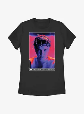 Stranger Things Subject 011 Experiment Poster Womens T-Shirt