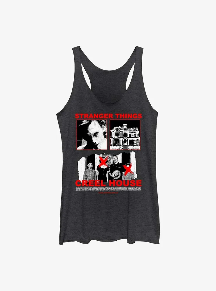 Stranger Things Creel House Womens Tank Top