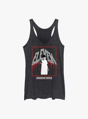 Stranger Things Eleven Poster Womens Tank Top