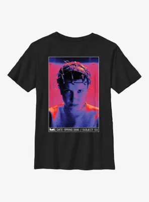 Stranger Things Subject 011 Experiment Poster Youth T-Shirt