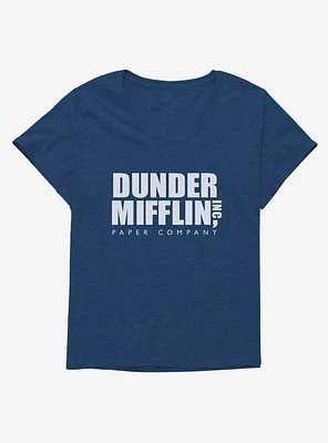 The Office Dunder Mifflin Logo Girls T-Shirt Plus