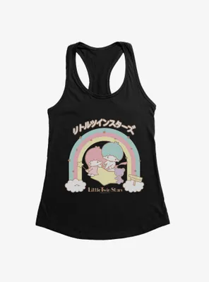 Little Twin Stars Kiki And Lala Rainbow Womens Tank Top