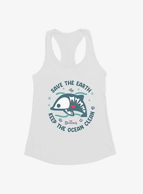 Skelanimals Dolphie Keep The Ocean Clean Girls Tank