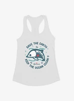 Skelanimals Dolphie Keep The Ocean Clean Girls Tank
