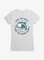 Skelanimals Dolphie Keep The Ocean Clean Girls T-Shirt