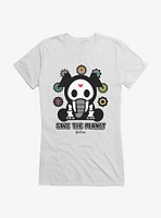 Skelanimals Ellie Save The Planet Girls T-Shirt